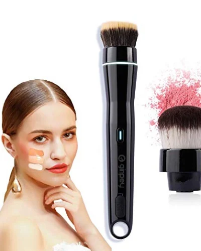 Dual-Head 360° Rotating Electric Makeup Brush USB Rechargeable