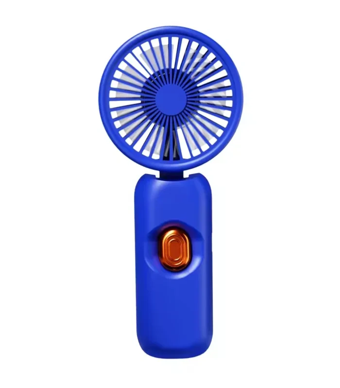 Foldable Handheld Fan: 3-Speed, Brushless Motor, 90° Adjustable, Ultra-Quiet